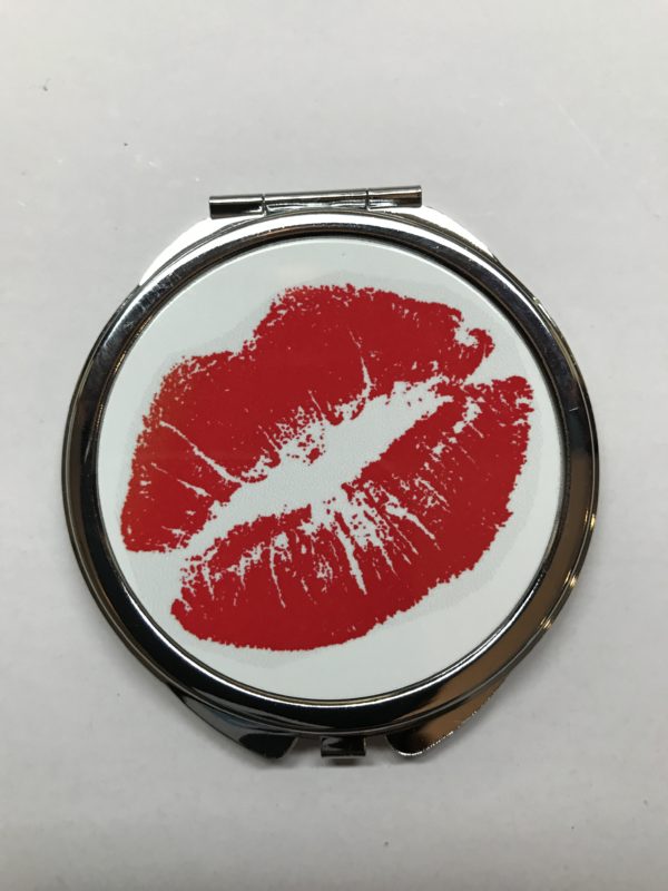 Lips Compact Makeup Mirror