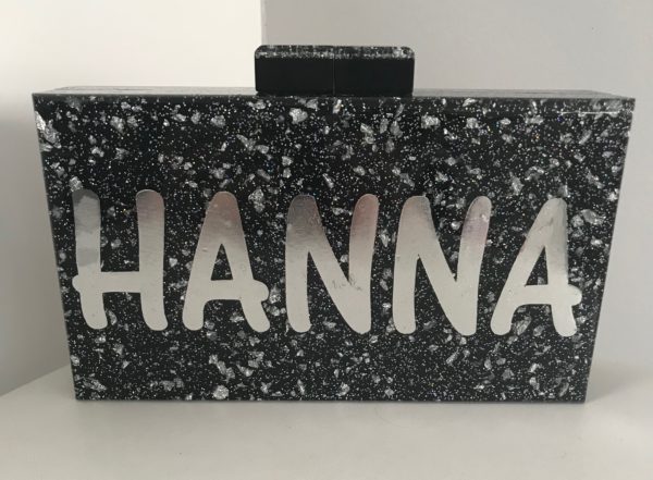 The EBAGG: Personalized Acrylic Clutch